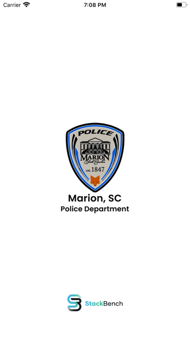 Marion, SC Police Department Screenshot