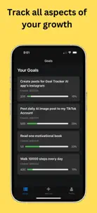 Goal Tracker AI screenshot #2 for iPhone