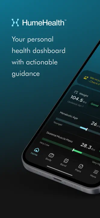 Hume Health App Store screenshots