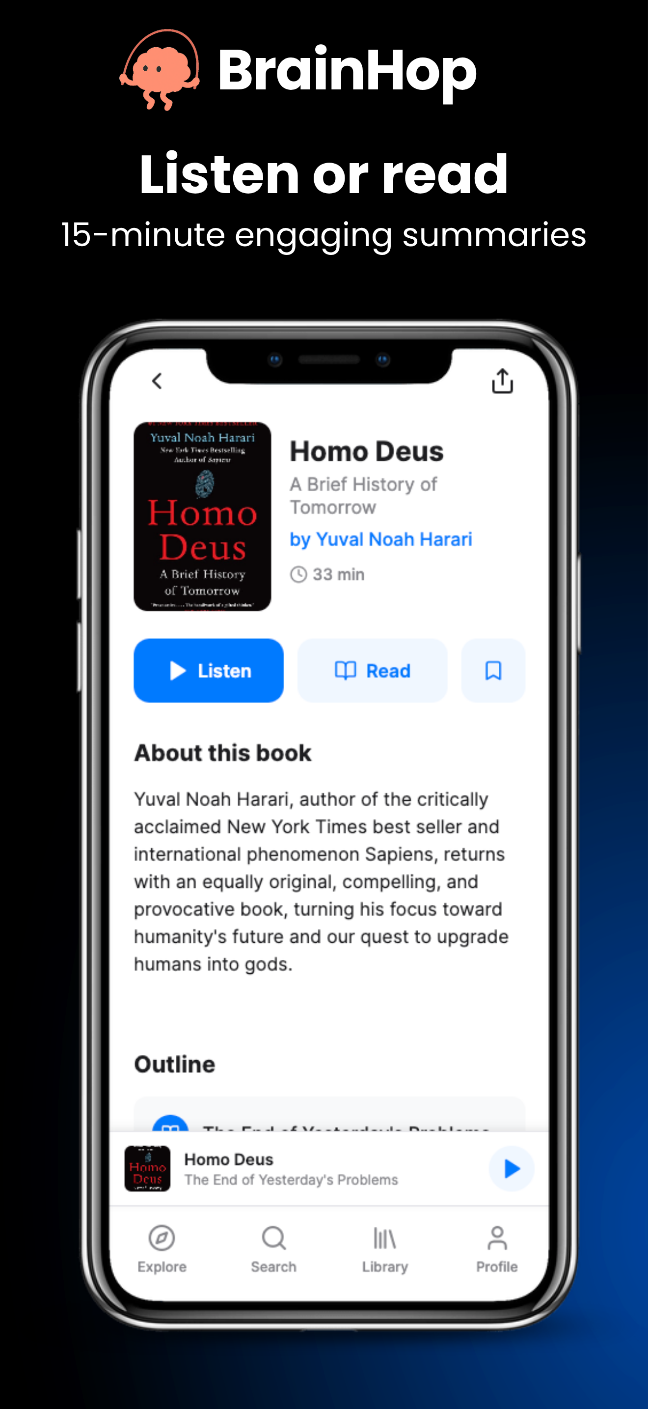 BrainHop - Book summaries screenshot 3