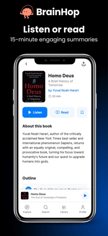 BrainHop - Book summaries screenshot