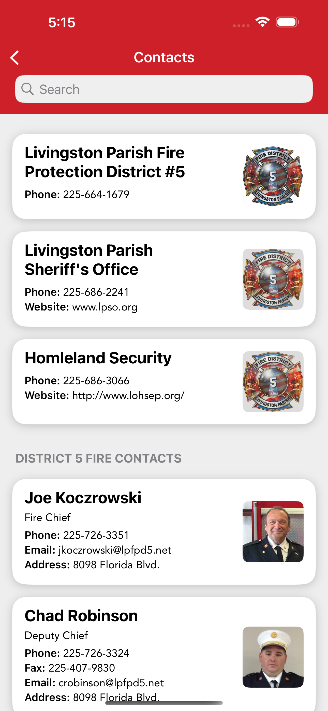Livingston Parish Fire Dis 5 screenshot 2