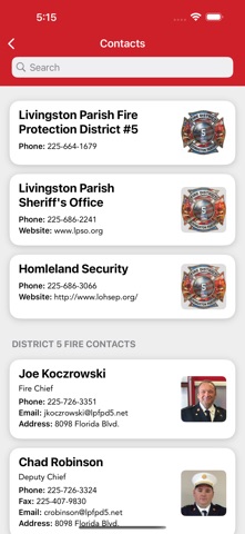 Livingston Parish Fire Dis 5 app screenshot 2