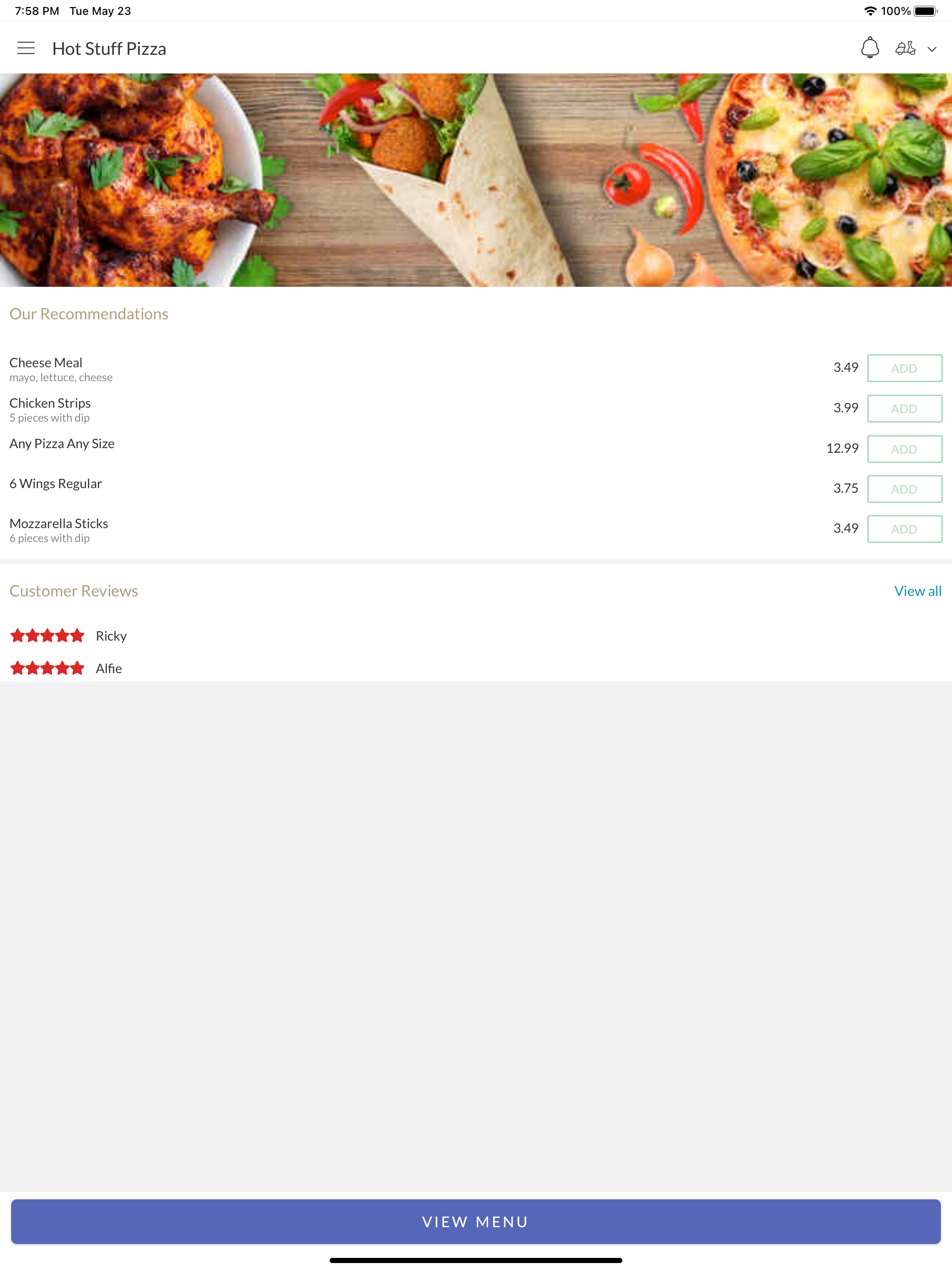 Hot Stuff Pizza.