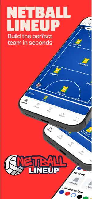 Netball Lineup screenshot 1