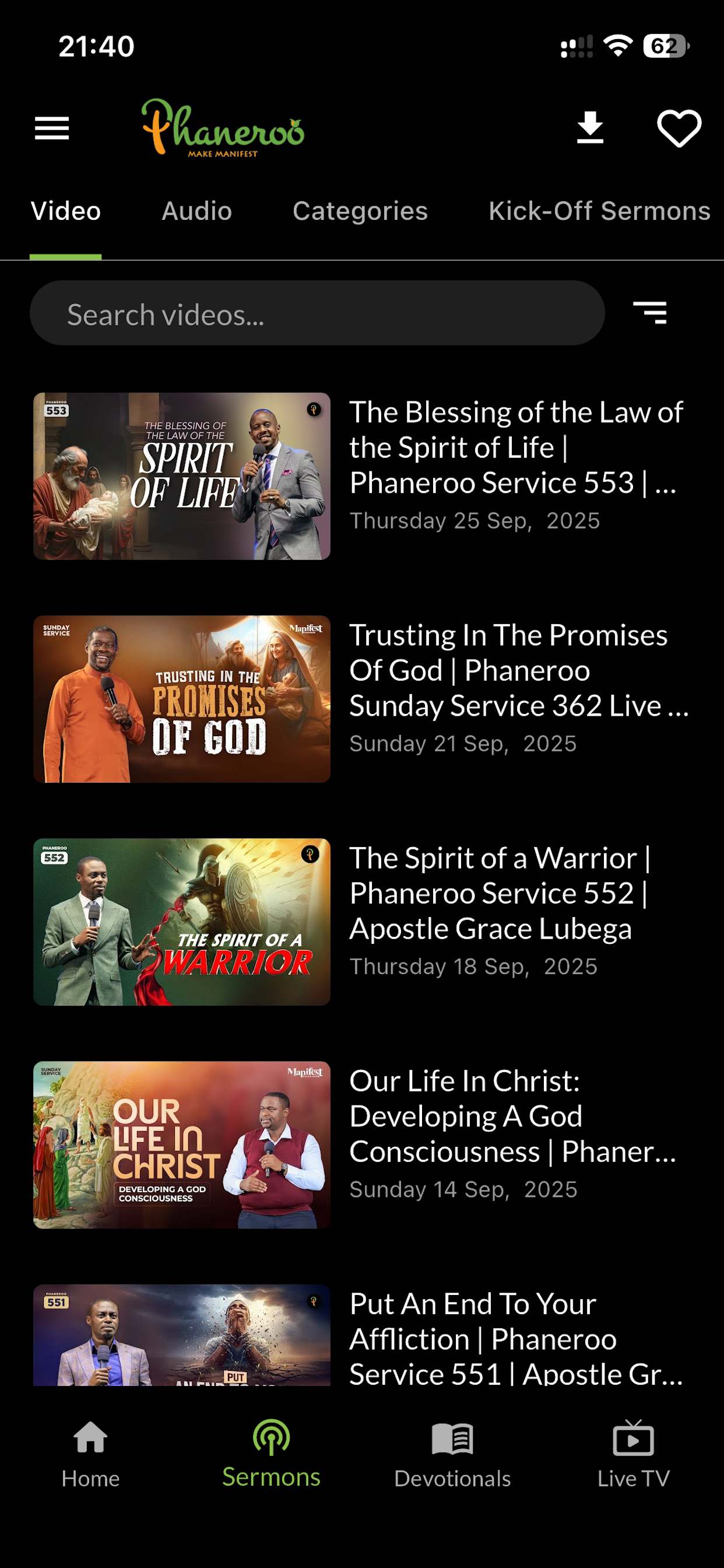 Phaneroo screenshot 2