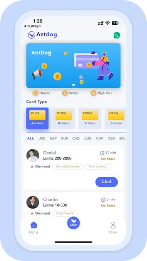 Antdog-Gift Cards Center screenshot 1