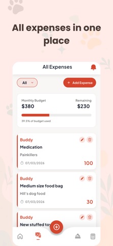 Pet Plan: Pet Care & Reminders iPhone screenshot