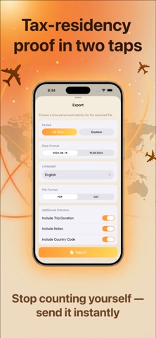 PassDays: Country Day Tracker Screenshot 5 of 6