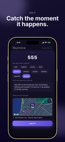 Numina: Synchronicity Journal iPhone screenshot