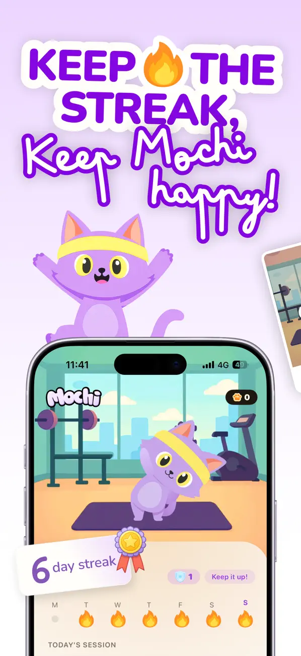 Mochi streak reminder screenshot