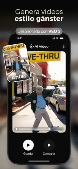 Captura de pantalla de AI Video: Generador Vídeos IA en iPhone 3