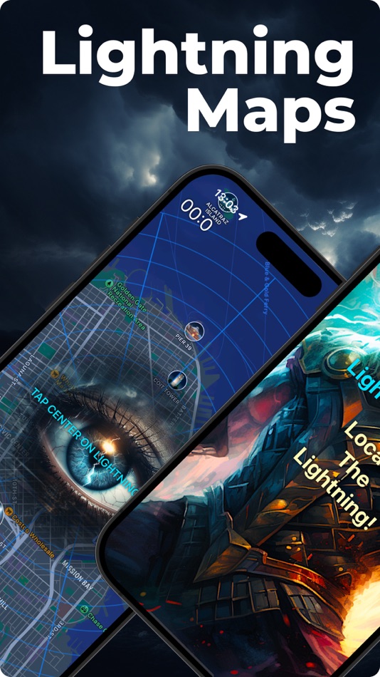#1. LightningMaps (iOS) 由: Andrii Rudenko