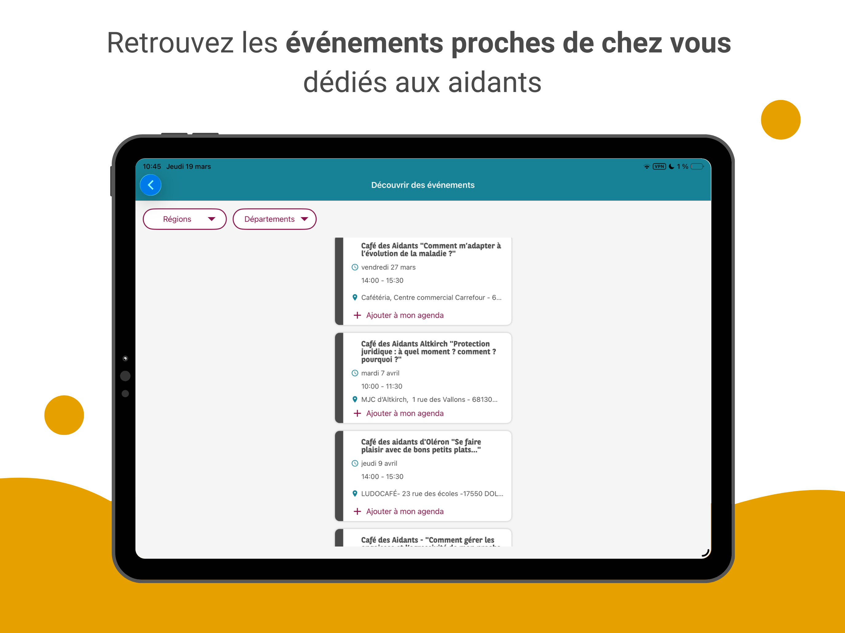 Tilia pour les aidants