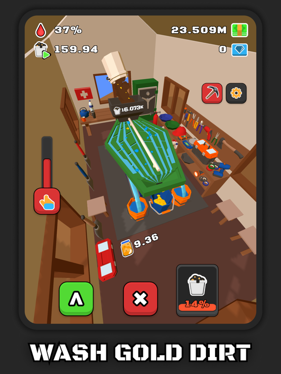 Gold Rush: Gold Valley iPad screenshot 6 - Games app