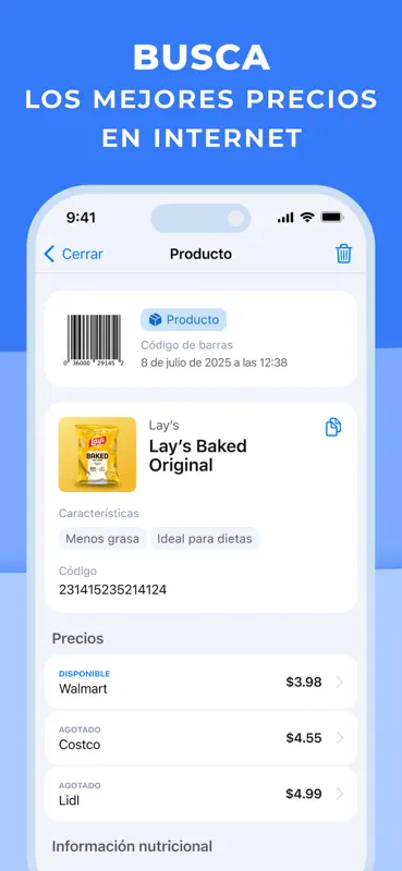 Lector QR & Códigos Barra screenshot 4 of 6