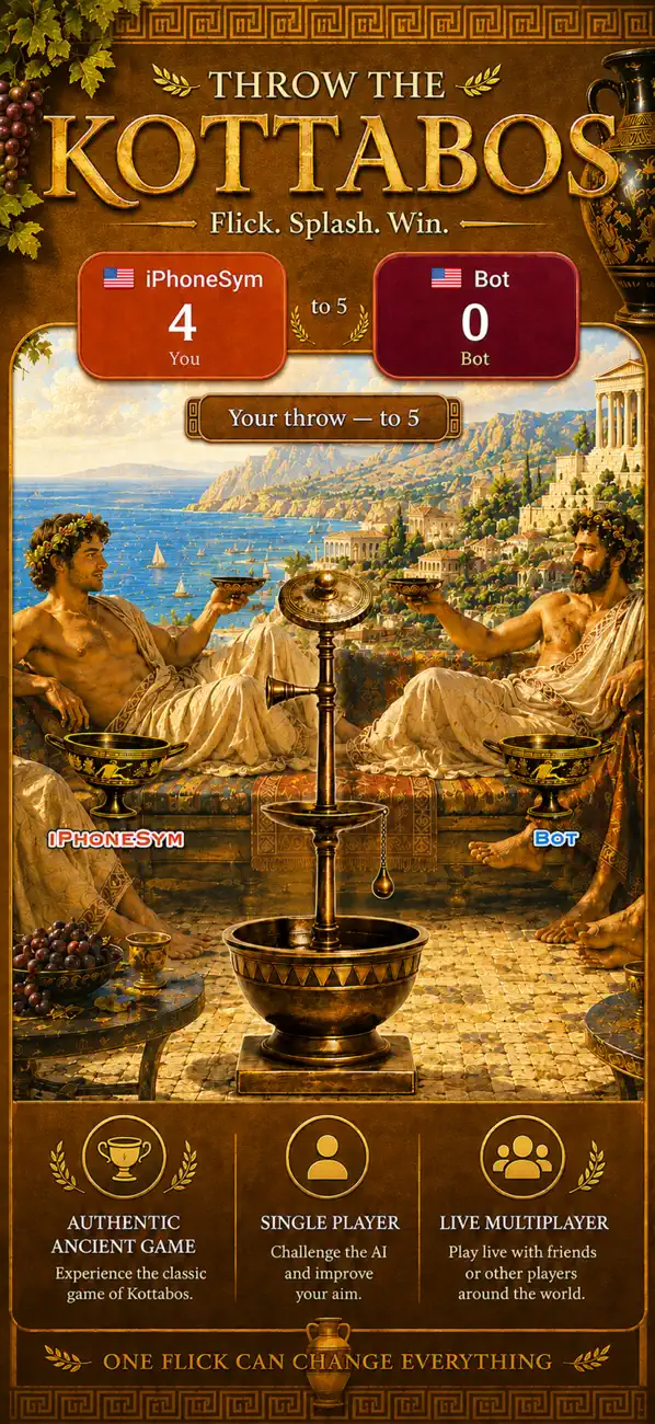 Screenshot #1 pour Kottabos: Ancient Greek Game