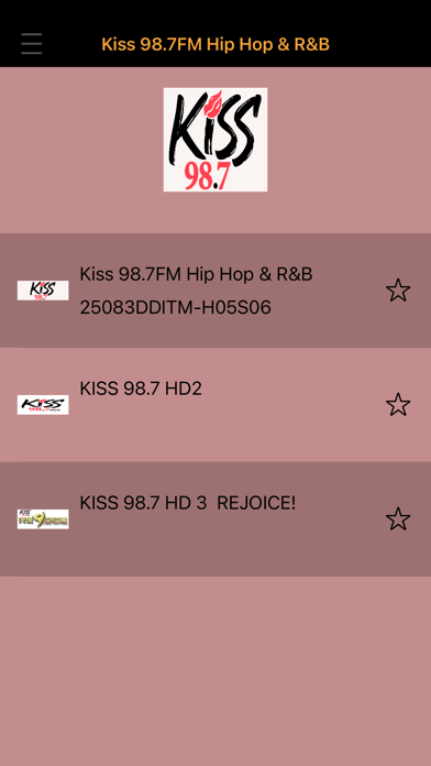 Kiss 98.7 Rap, Hip Hop & R&B Screenshot