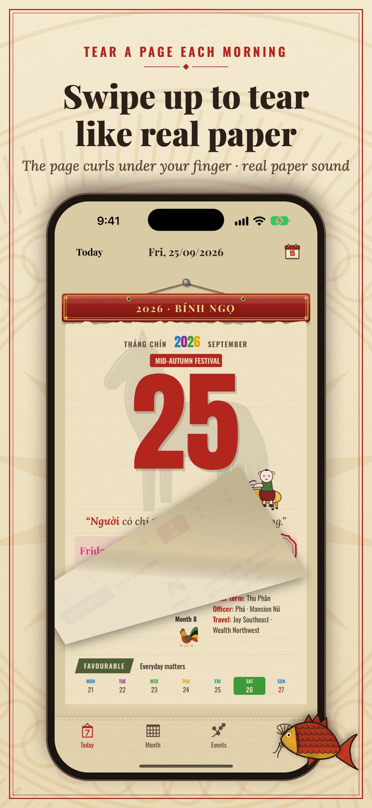 Screenshot 2 of Lịch Xưa - Lịch Âm Vạn Niên