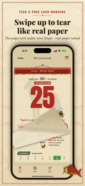 Lịch Xưa - Lịch Âm Vạn Niên screenshot 2