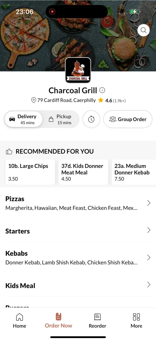 Screenshot #3 pour Charcoal Grill Caerphilly