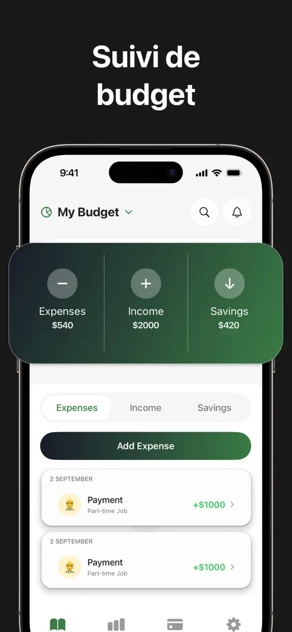 Screenshot #1 pour Budget et Suivi De Dépensesㅤㅤ