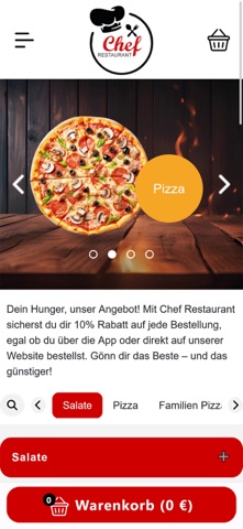 Chef Restaurant Kirchbichl screenshot