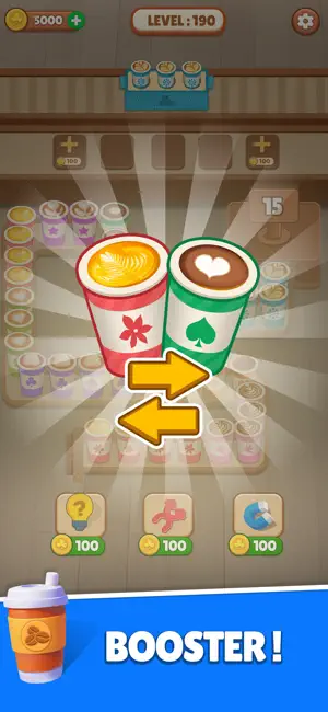 Coffee Sort: Packing Games screenshot 3