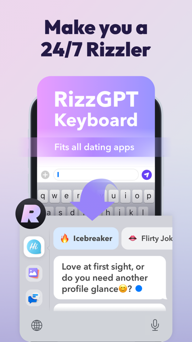 RizzGPT - AI Dating Wingman Screenshot