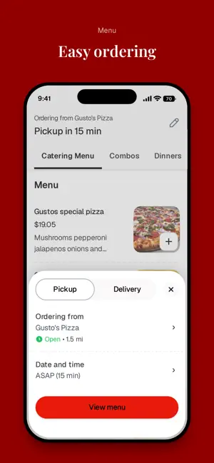 Gusto's Pizza screenshot 3