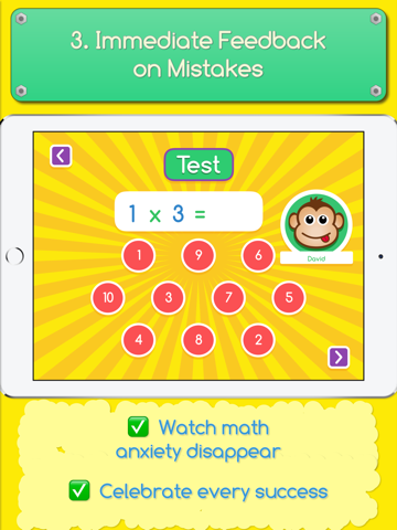 Speaking Times Tables for Kids iPad screenshot 3 - Education app