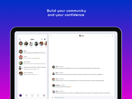 GMC Hub iPad screenshot 5 - Health & Fitness app