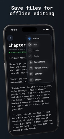 GitWriter - Markdown Anywhere Screenshot 3 of 6