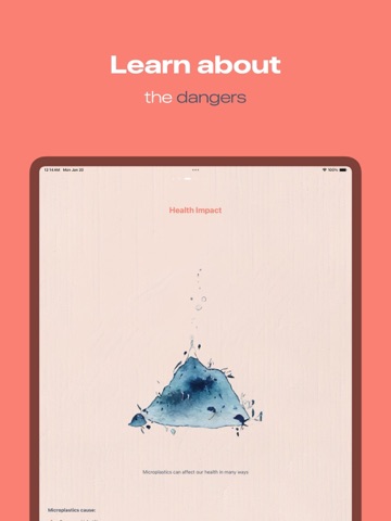 Microplastic Free: Scanner iPad screenshot