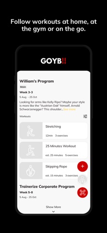 GOYB Fitness screenshot