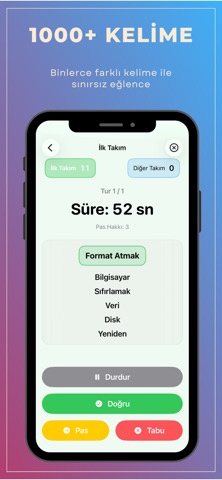 Türkçe Tabu Güncel Kelimeler screenshot