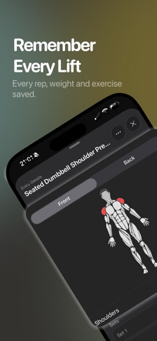 RepZet – AI Gym Tracker Screenshot 4 of 8