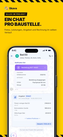 Skava: Handwerk per Sprache screenshot