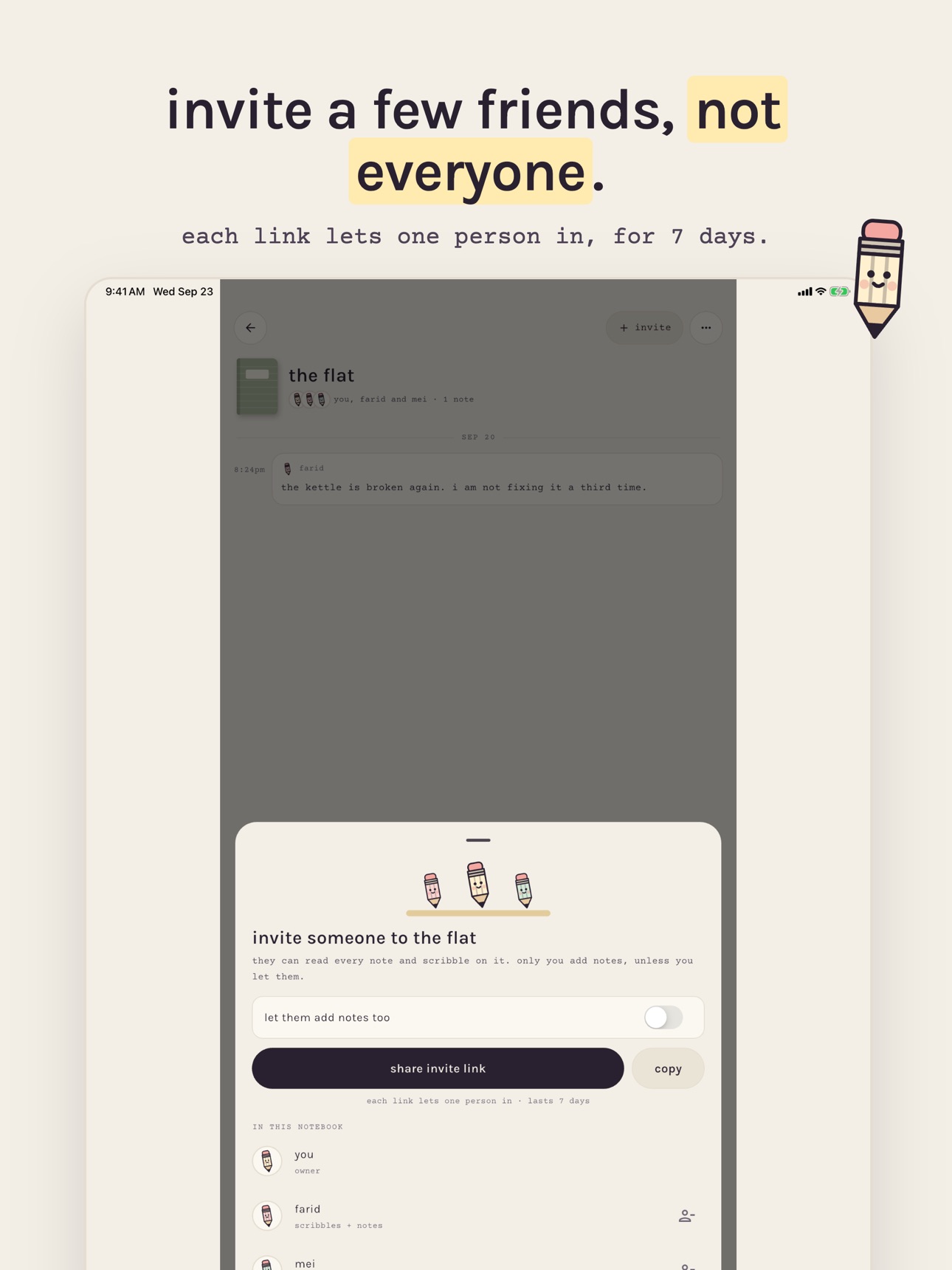 Screenshot 10 of Stubnote: Shared Journal