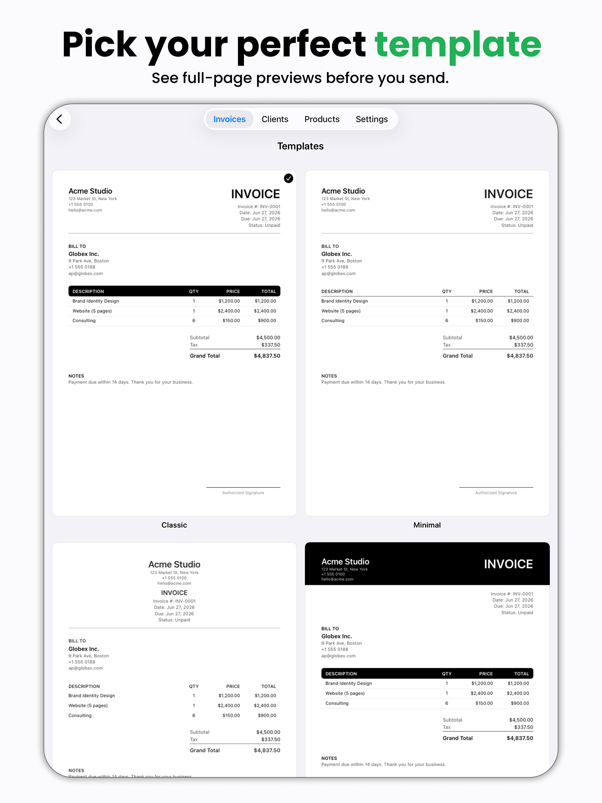 Invoice Maker Pro: Invy screenshot 7