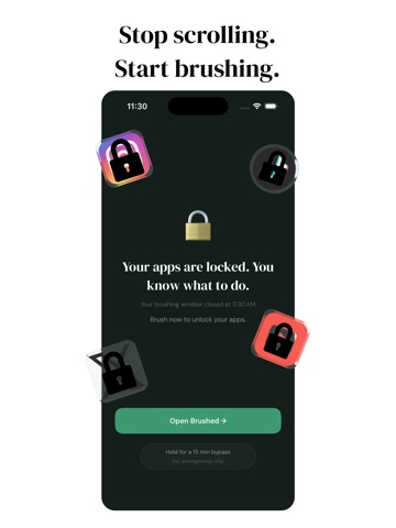 Brushed: Teeth Brushing Habit iPad screenshot