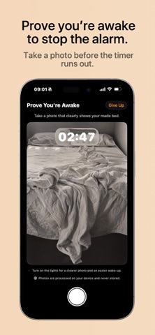 Snoozed: Wake up or pay up screenshot