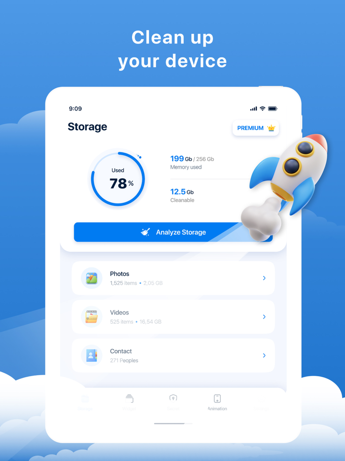 AI Cleaner Clean Storage