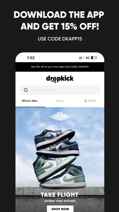 Dropkick - Online Shopping Screenshot