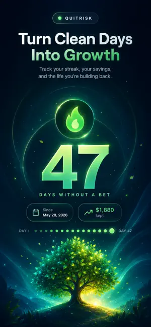 QuitRisk: Stop Gambling screenshot 1