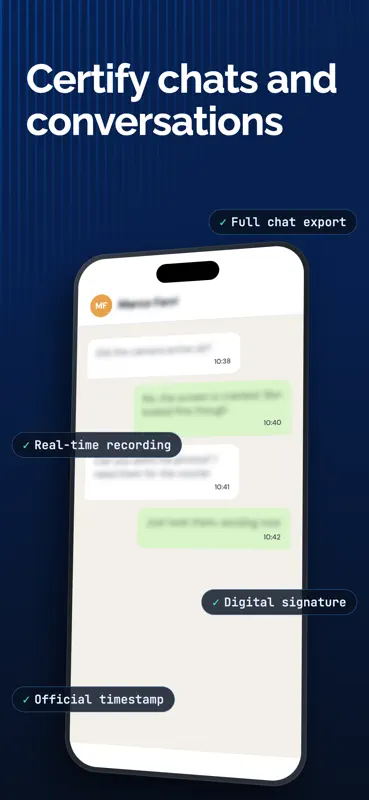 TrueScreen: certified evidence screenshot 5 of 9