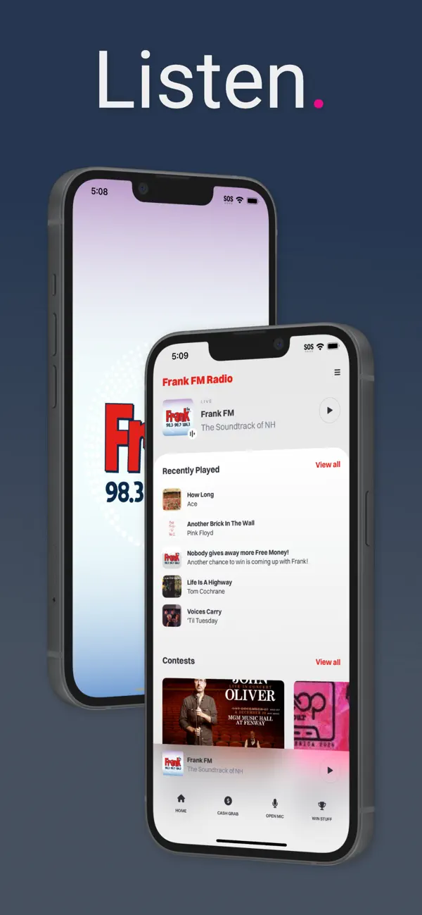 Screenshot #1 pour FRANK FM RADIO