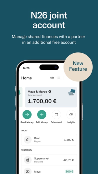 N26 — Love your bank Screenshot