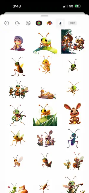 Cricket Sounds Stickers screenshot 1