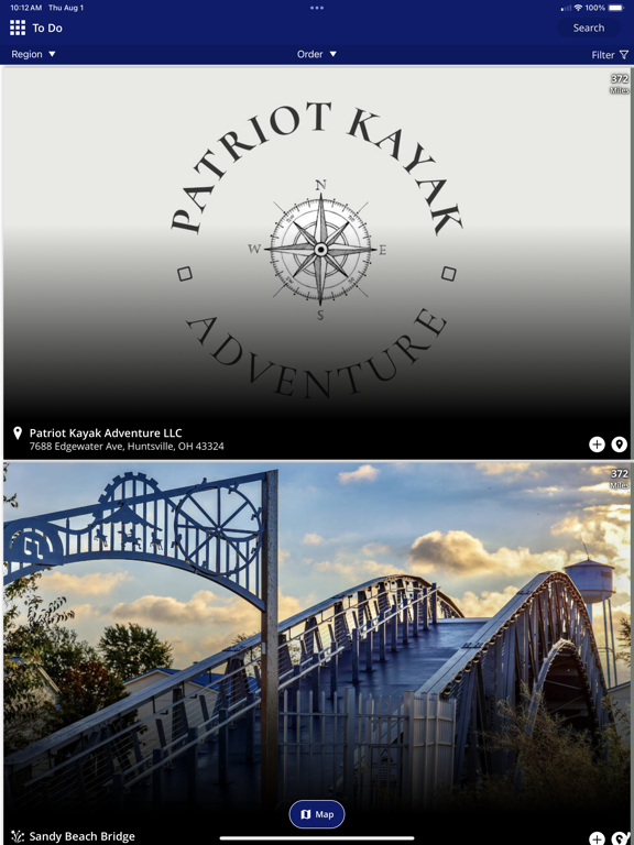 Indian Lake iPad screenshot 2 - Travel app